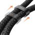 Mcdodo CA-6830 USB-C to USB-C Cable, 60W Rapid Charging, PD Compatible, Multifunction Strap Charging Cable, High Speed Data Transfer, 1.2M, MacBook, iPad iPhone, -Black